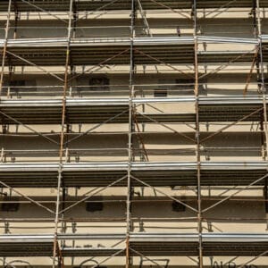 Rusztowanie fasadowe stal + P70 170m2